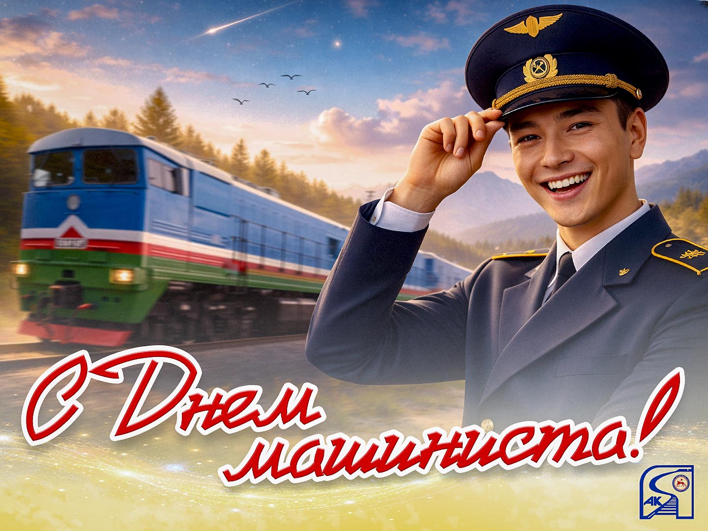 Поздравление с Днём машиниста