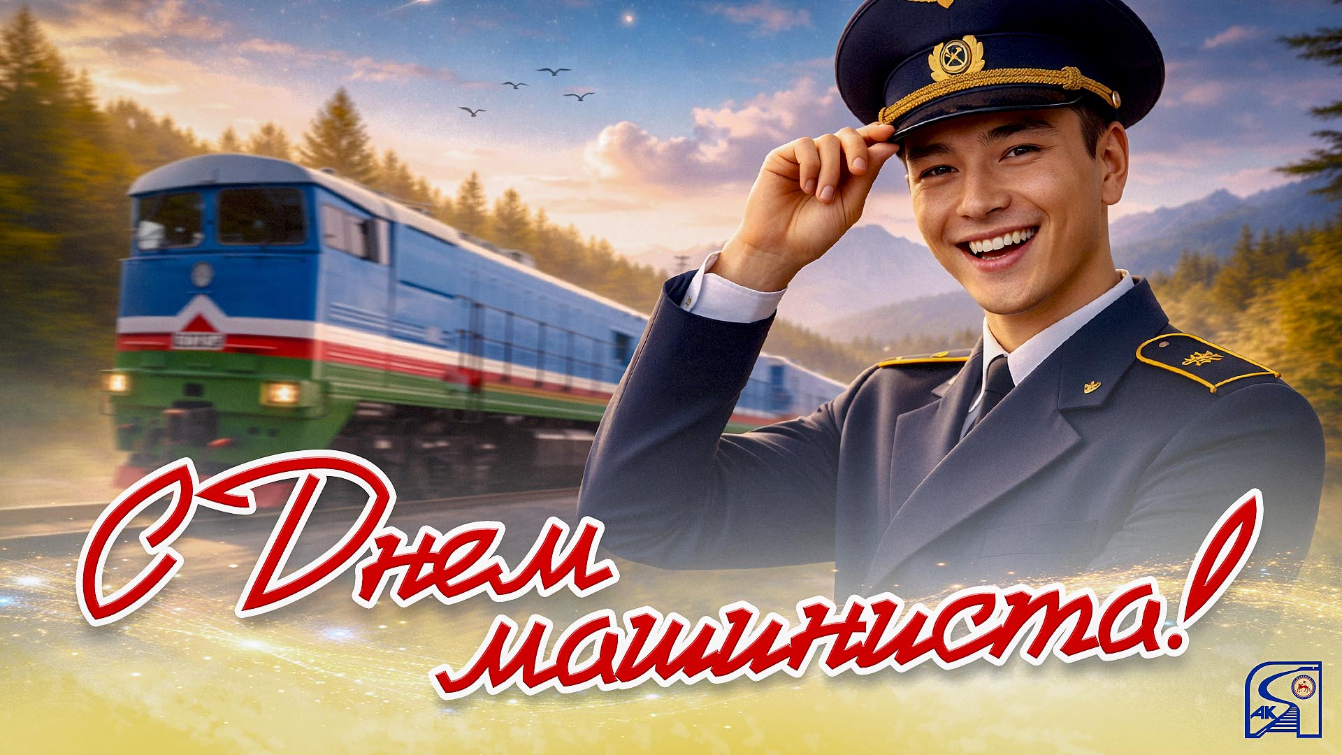 Поздравление с Днём машиниста