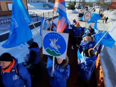 Железнодорожники на проводах зимы в Алдане