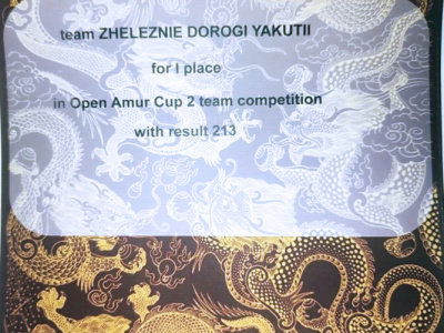 Команда «Железные дороги Якутии» заняла 1 место на «Кубке Амура»