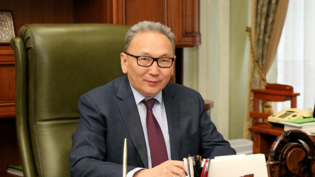 Поздравление Постоянного представителя Республики Саха (Якутия) при Президенте Российской Федерации) А.С.Федотова