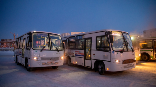 Трансфер пассажиров поезда выполняется автобусами