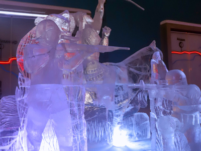 Названы победители конкурса ледовых скульптур «Новогодняя фантазия» на призы Акционерной компании «Железные дороги Якутии»