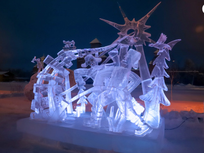 Названы победители конкурса ледовых скульптур «Новогодняя фантазия» на призы Акционерной компании «Железные дороги Якутии»