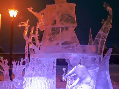 Названы победители конкурса ледовых скульптур «Новогодняя фантазия» на призы Акционерной компании «Железные дороги Якутии»