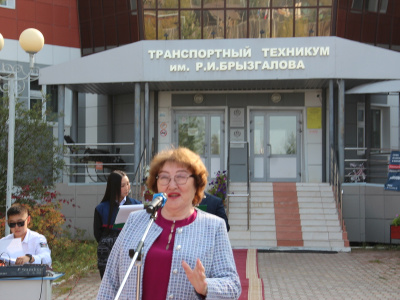 Наставник из «ЖДЯ» на Дне знаний в Транспортном техникуме п. Нижний Бестях
