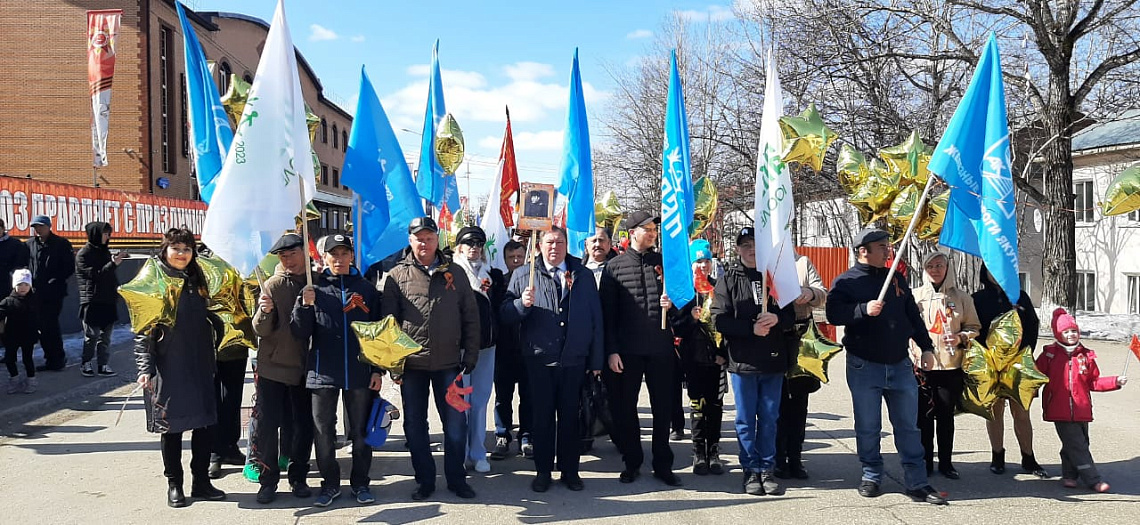 Железнодорожники приняли участие в праздничных мероприятиях, посвященных Дню Победы!