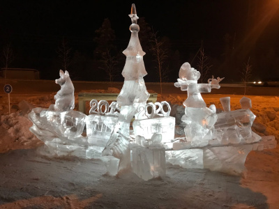 Подведены итоги конкурса ледовых скульптур «Новогодняя фантазия» на станции Нижний Бестях