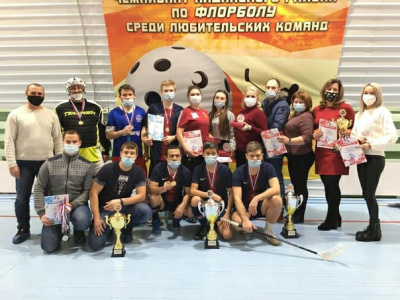 Команда железнодорожников в третий раз стала чемпионом Алданского района по флорболу среди мужских любительских команд