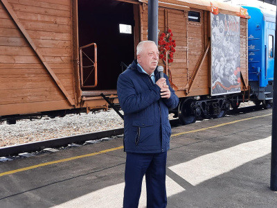 «Эшелон Победы» прошел по станциям Алдан и Томмот