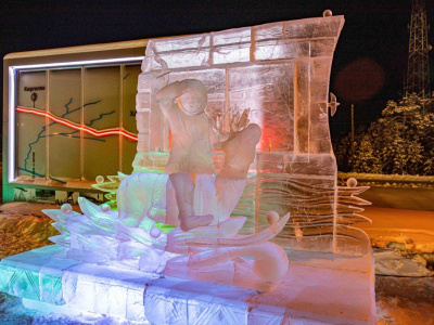 Приглашаем мастеров  принять участие в  конкурсе ледовых скульптур «Новогодняя фантазия» на привокзальной площади станции Нижний Бестях